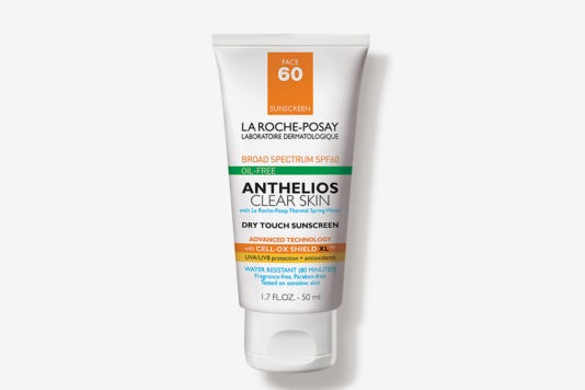 La Roche-Posay Anthelios Clear Skin Dry Touch Sunscreen.